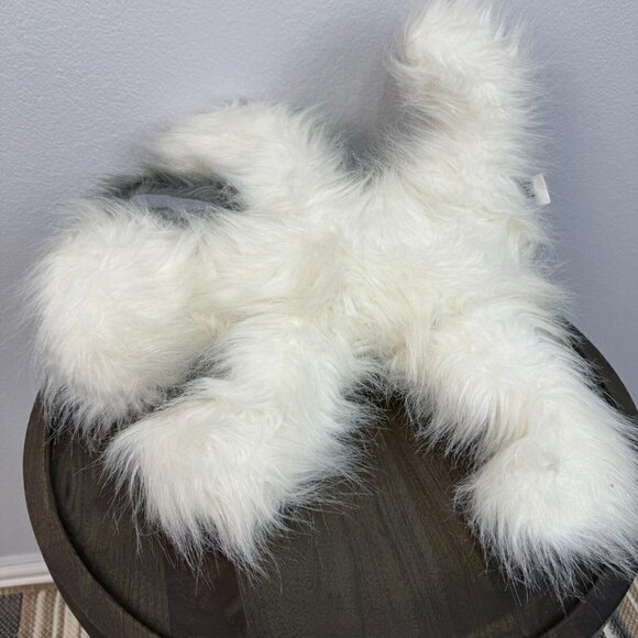 Tri Russ Woofie Sheep Puppy Dog Plush Stuffed Toy Animal White Grey - Picture 5 of 9